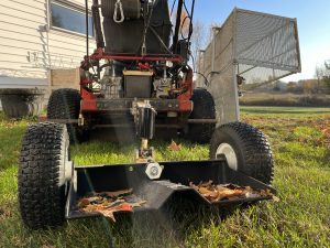 Walk behind mower sulky