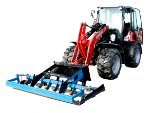 Compact Wheel Loader Gravel Driveway Reconditioning Attachment