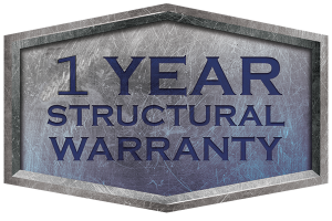 1 year warranty badge