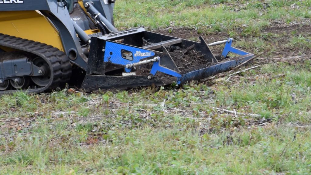Land Plane Root Removal Site Preparation