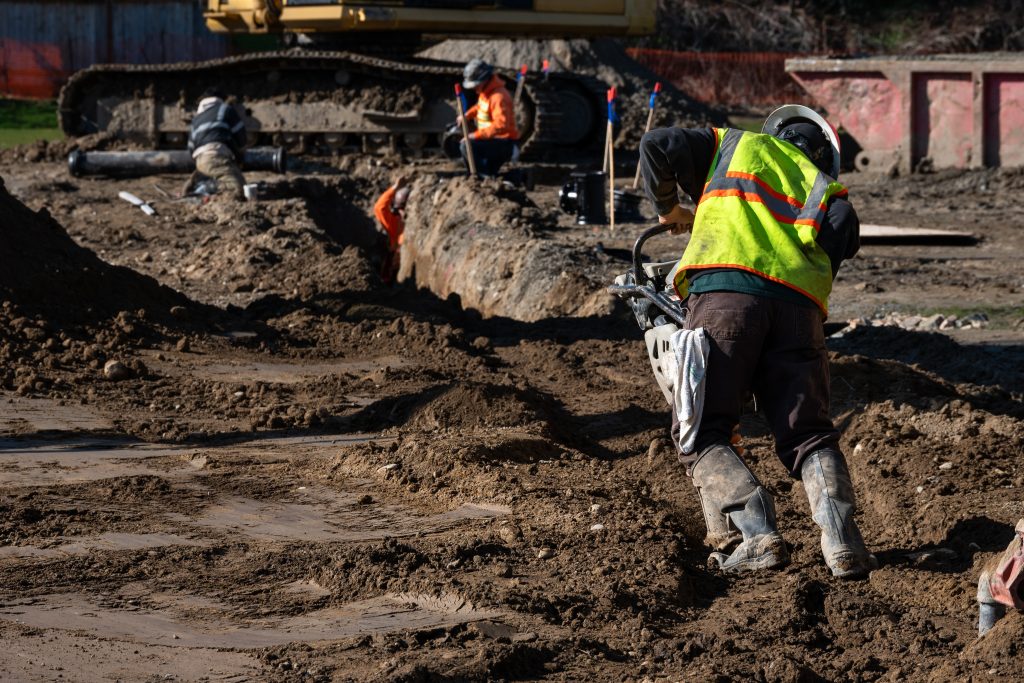 utility trench compaction