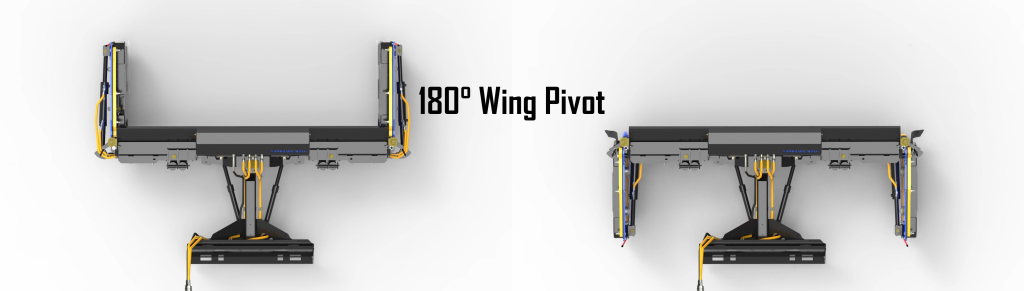 SnowFire Wing 180 degree wing pivot
